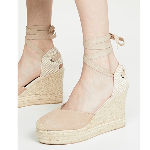 Soludos Mallorca Suede Wedge Esapdrille Sandal - Picture 6 of 11